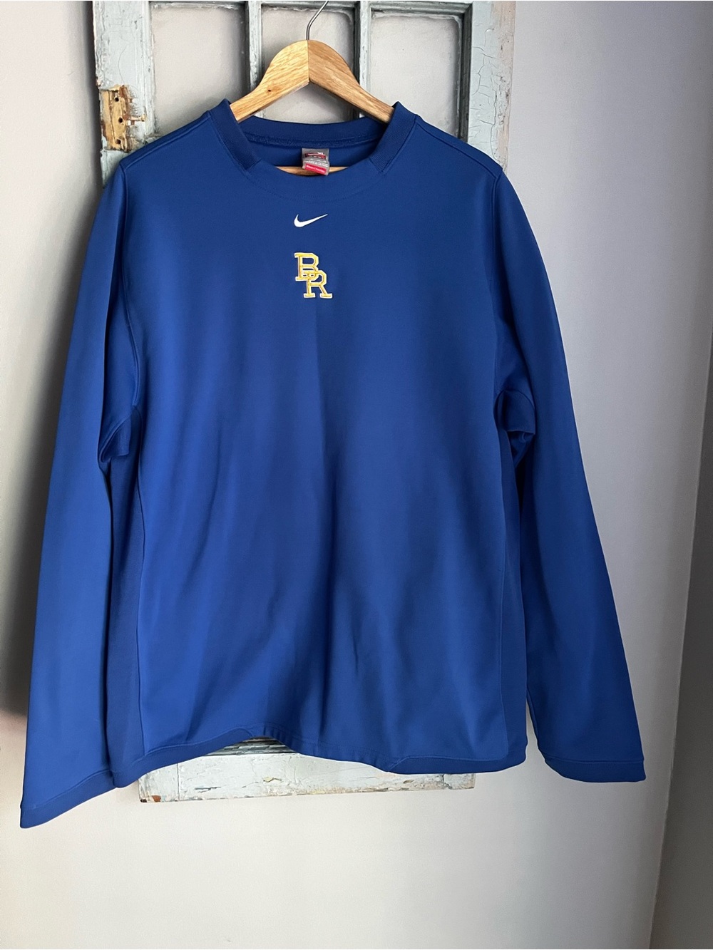 Nike Fit Therma Wilmington Blue Rocks Sweatshirt XL Blue Crewneck MiLB Vintage